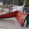 В Арзамасе местный житель попытался украсть школьную крышу